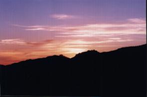 Arizona sunset on Mt Lemmon